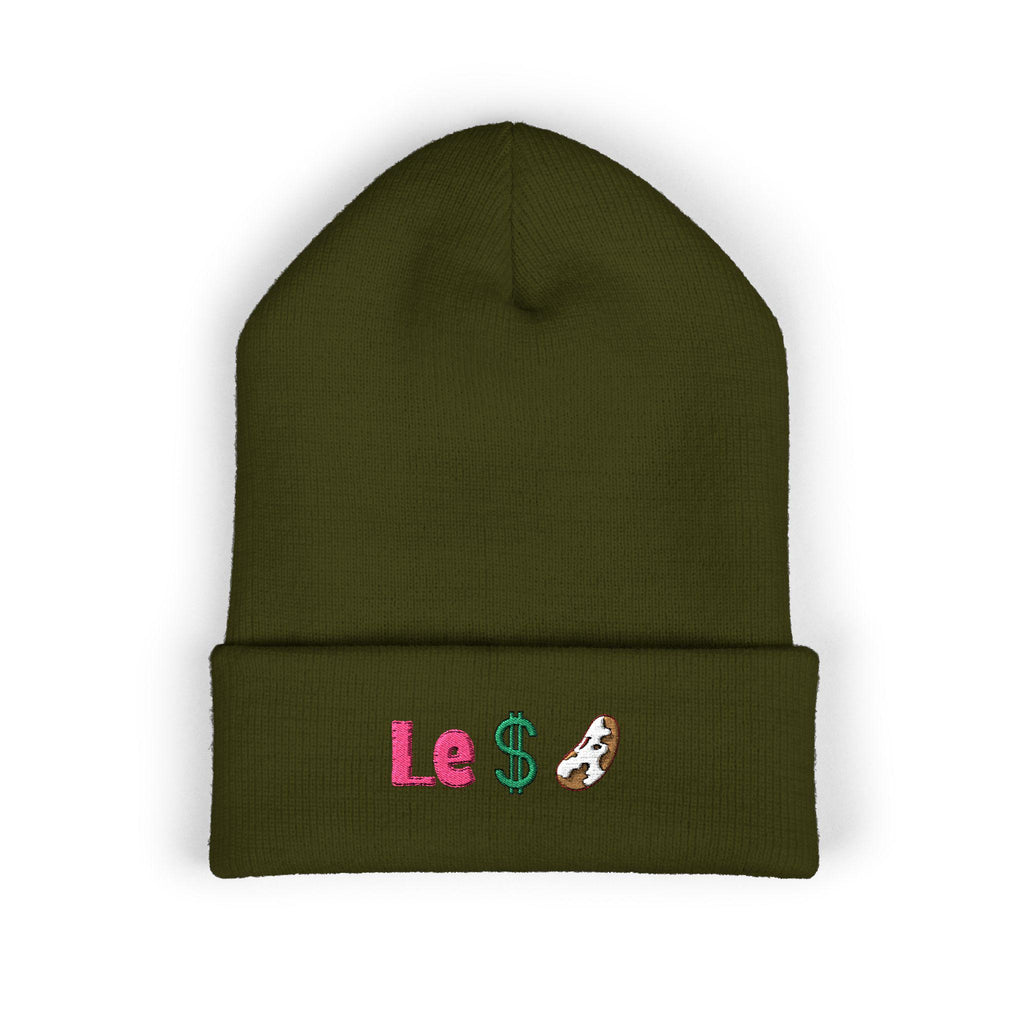 Classic Cuffed Beanie Embroidered "Le Dollar Bean"