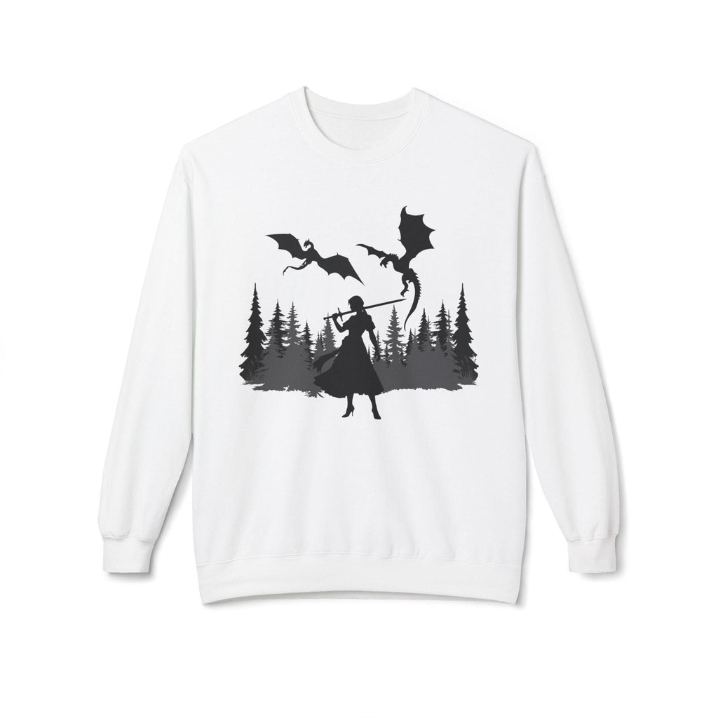 Unisex "Dragon Princess" Midweight Softstyle Fleece Crewneck Sweatshirt