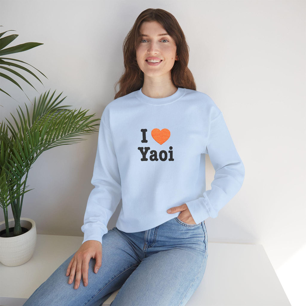 I Heart Yaoi Sweatshirt | Anime Romance Design