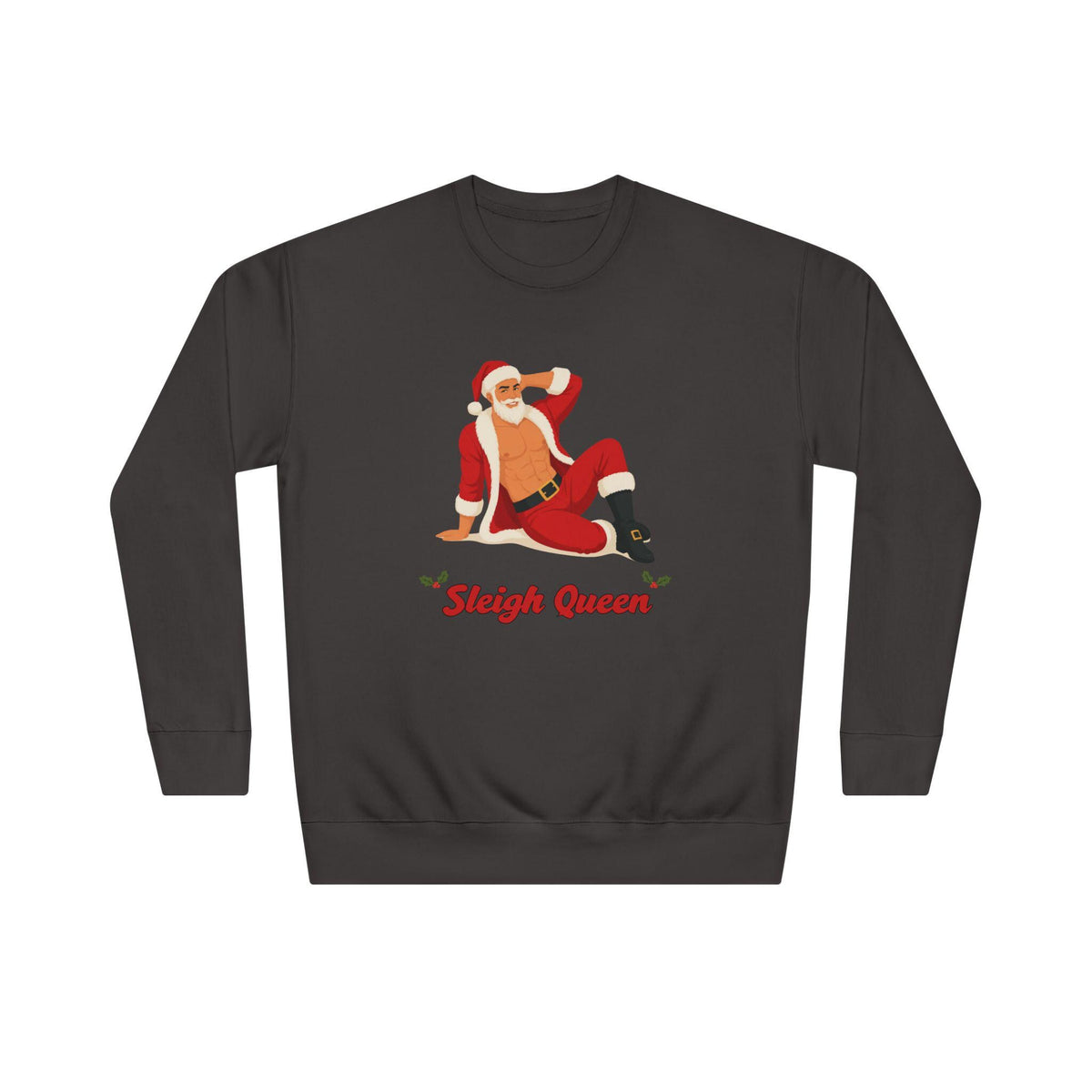 Sleigh Queen sweatshirt | Santa pinup Christmas crewneck