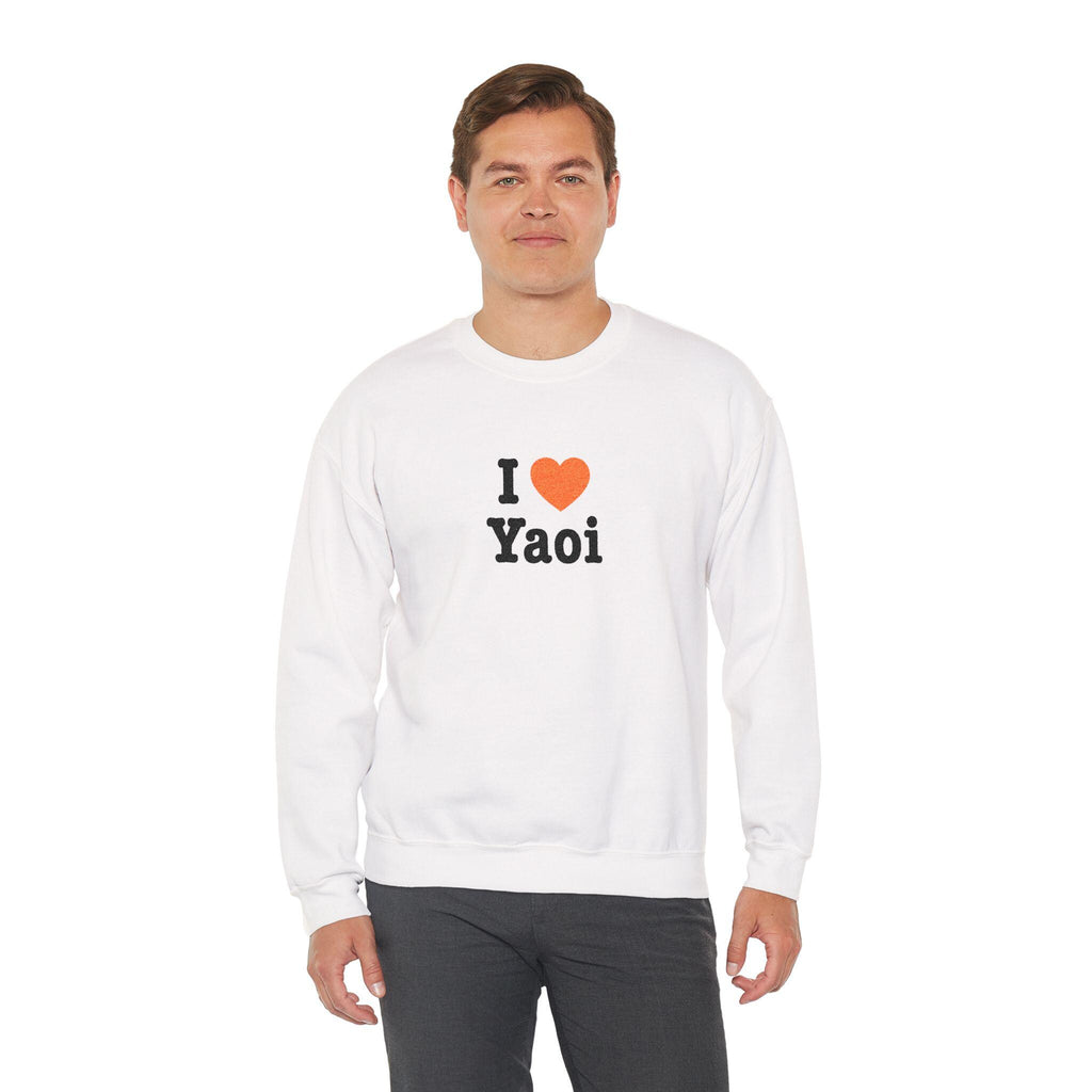 I Heart Yaoi Sweatshirt | Anime Romance Design