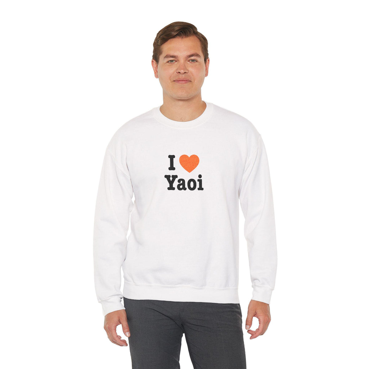 I Heart Yaoi Sweatshirt | Anime Romance Design