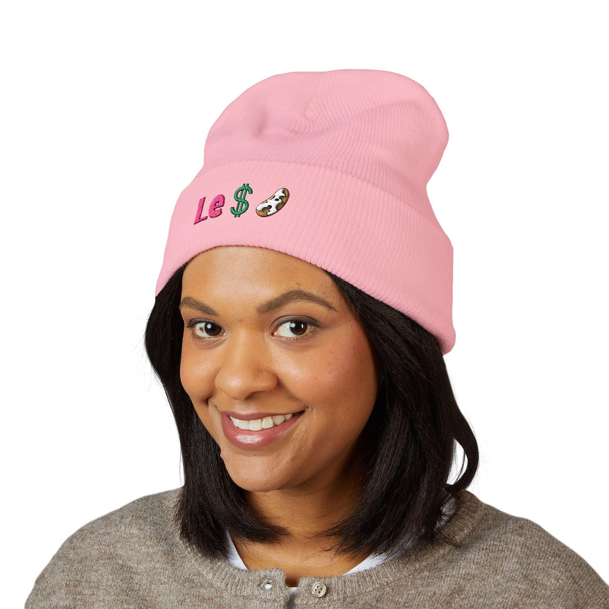Classic Cuffed Beanie Embroidered "Le Dollar Bean"