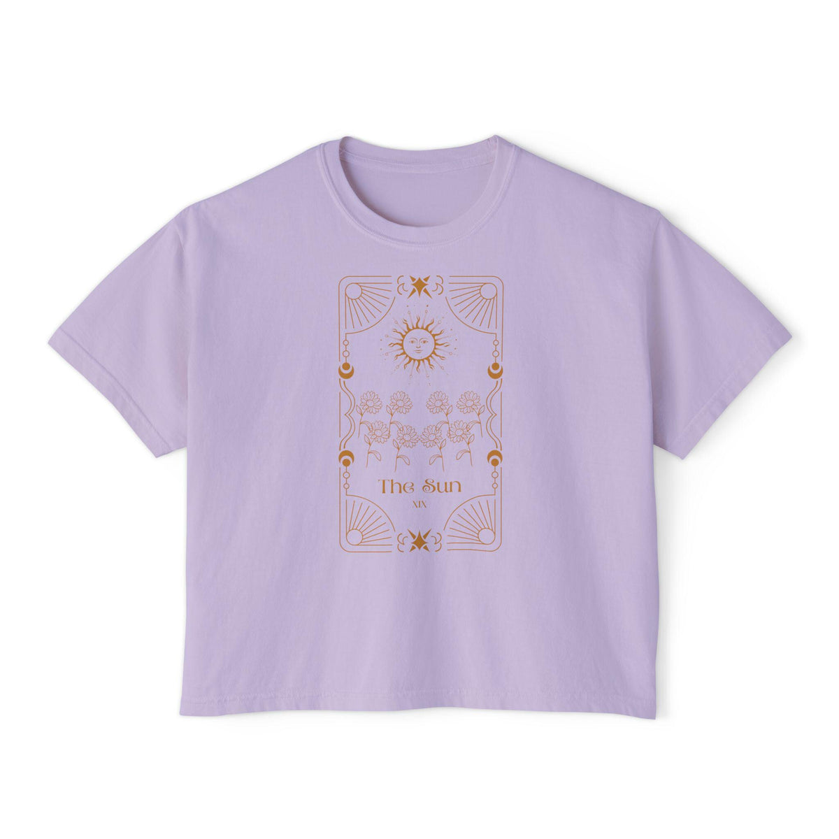 Tarot The Sun Illustration Tee | Astrological Sun Card T-Shirt