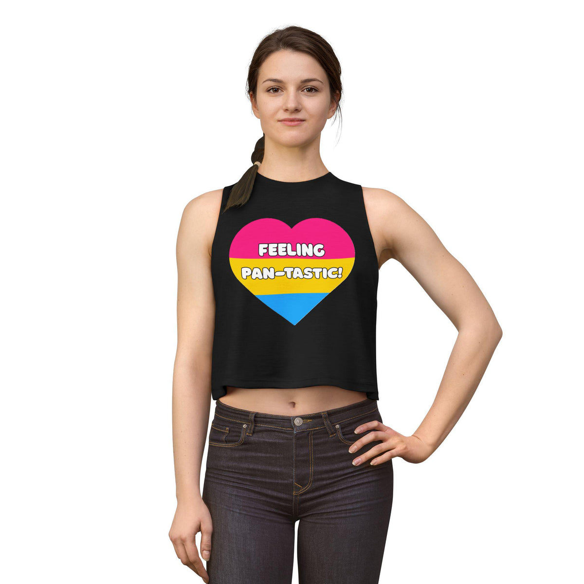 Women's "Feeling Pan-tastic" Crop Top