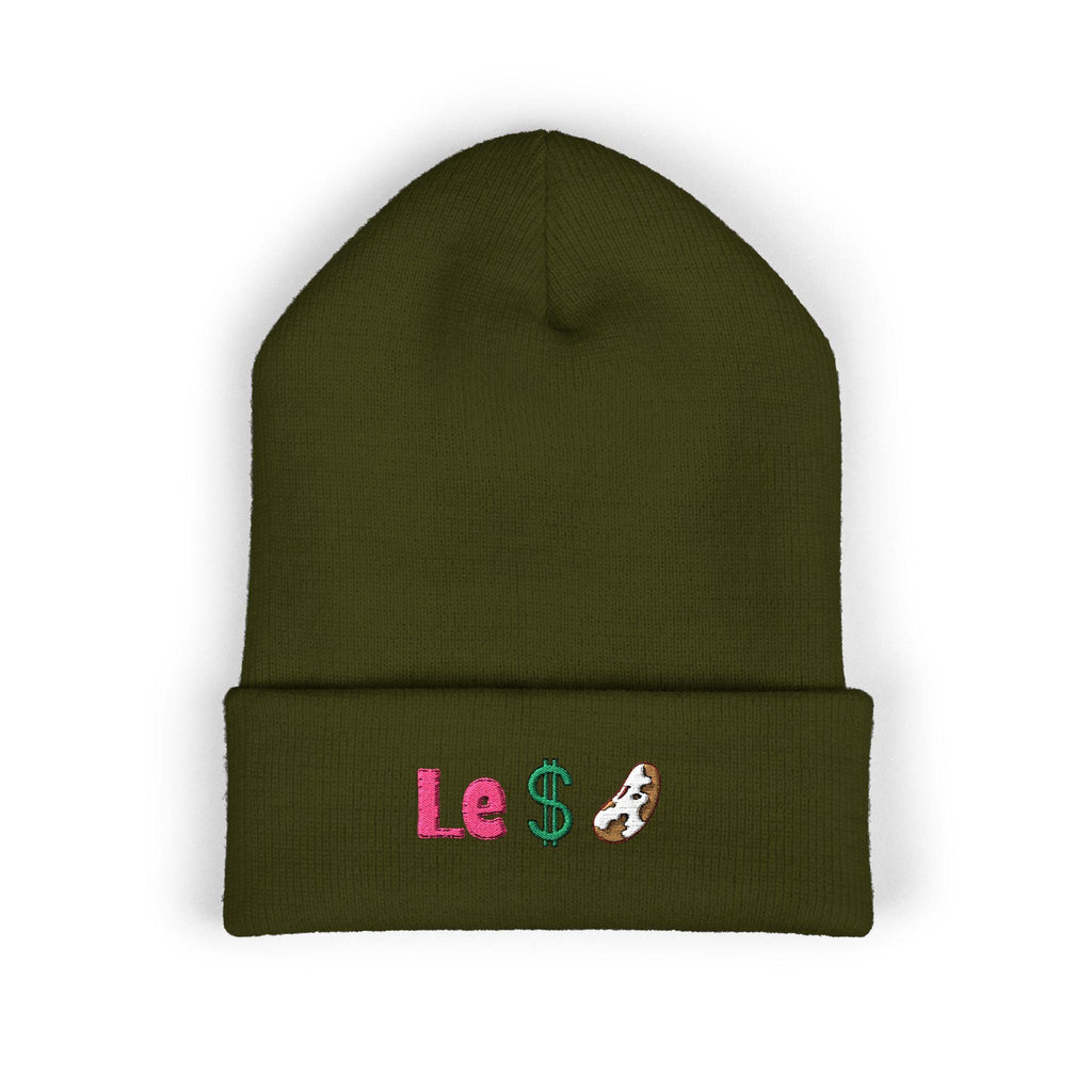 Classic Cuffed Beanie Embroidered "Le Dollar Bean"
