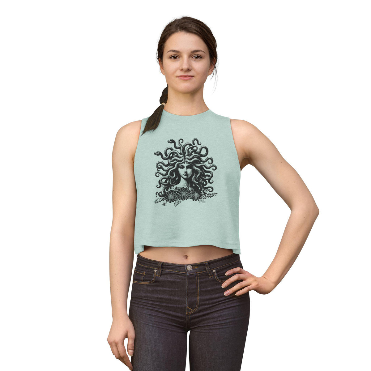 Women's "Medusa" Crop Top