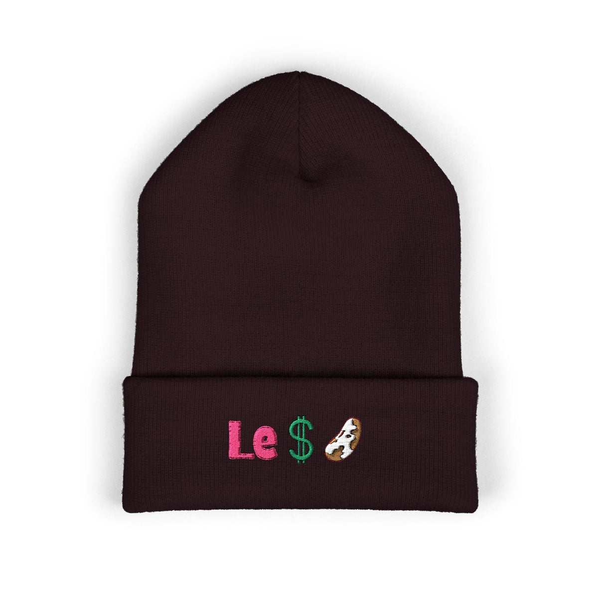 Classic Cuffed Beanie Embroidered "Le Dollar Bean"