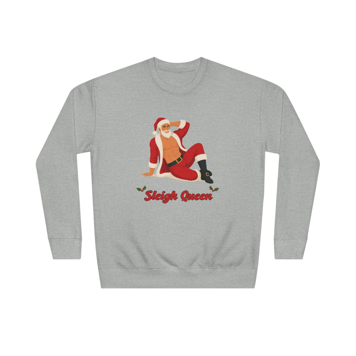 Sleigh Queen sweatshirt | Santa pinup Christmas crewneck