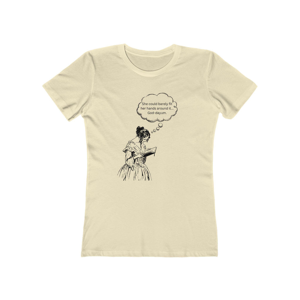Victorian Woman Reading 'She could barely...' T-Shirt
