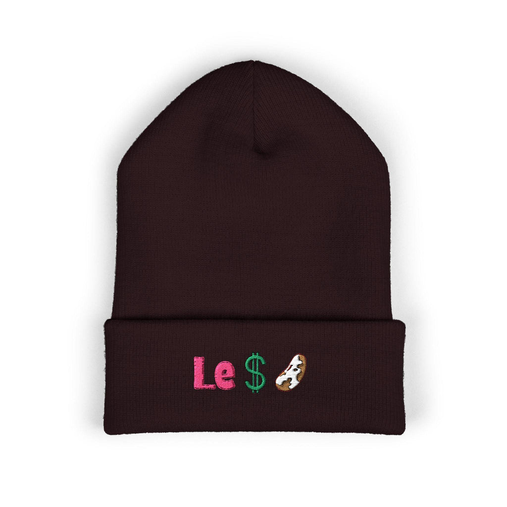 Classic Cuffed Beanie Embroidered "Le Dollar Bean"