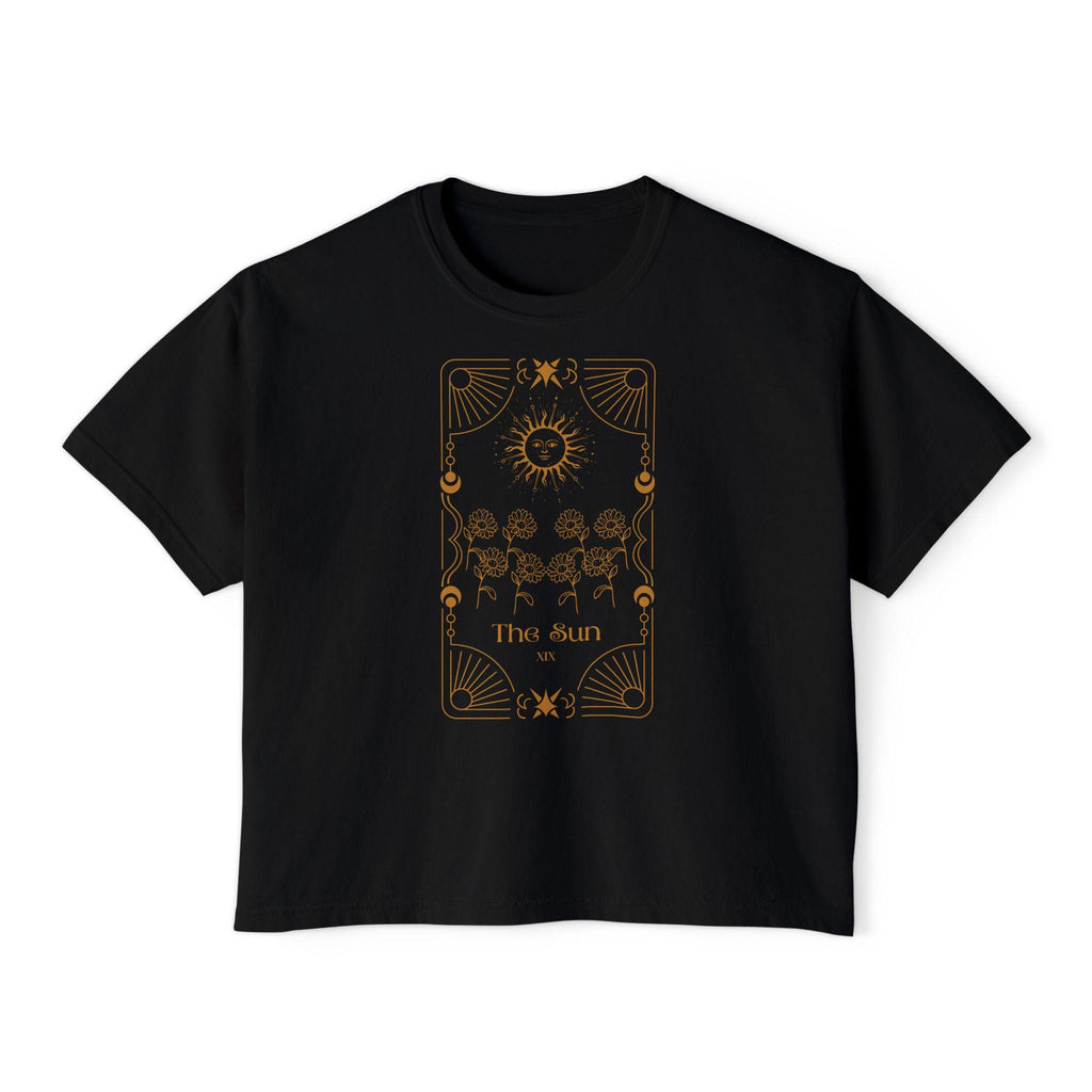 Tarot The Sun Illustration Tee | Astrological Sun Card T-Shirt