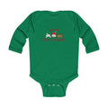 Santa's Little Helper Text Infant Long Sleeve Bodysuit