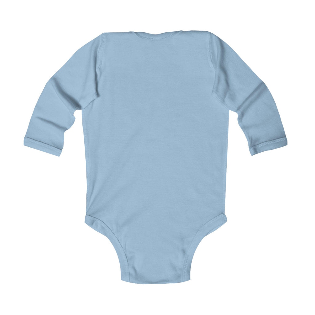 Santa's Little Helper Text Infant Long Sleeve Bodysuit