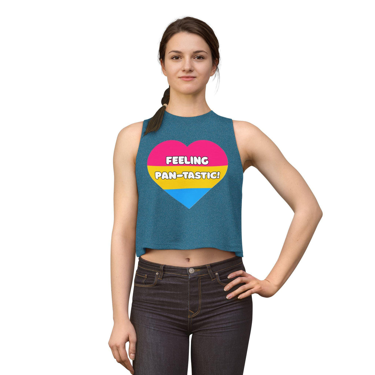 Women's "Feeling Pan-tastic" Crop Top