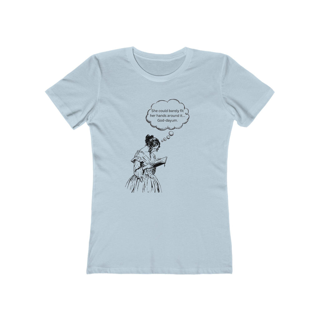 Victorian Woman Reading 'She could barely...' T-Shirt