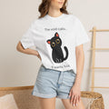 Black Cat T-Shirt | The Void Calls It Wants Food Graphic Tee