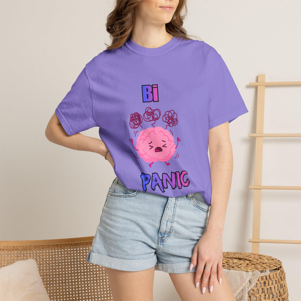 Unisex Bi Panic Pride T-shirt