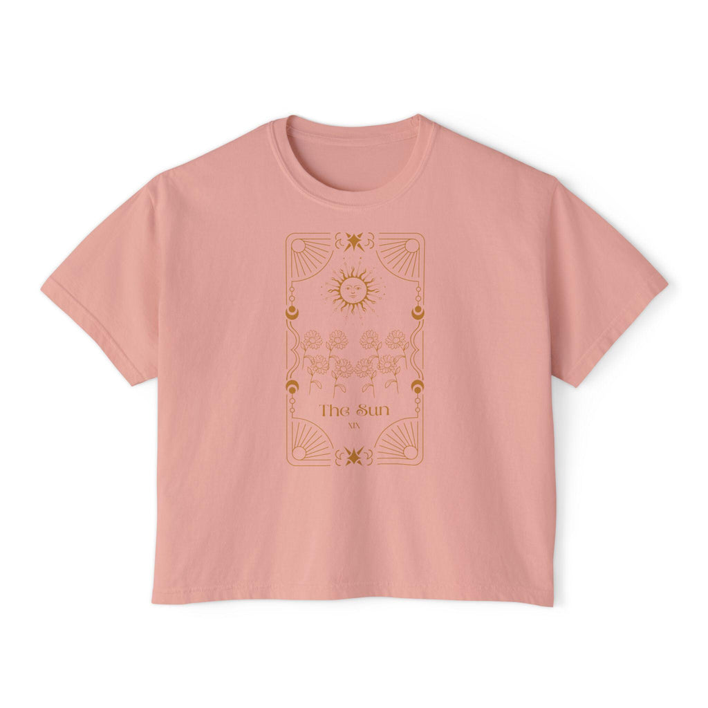 Tarot The Sun Illustration Tee | Astrological Sun Card T-Shirt