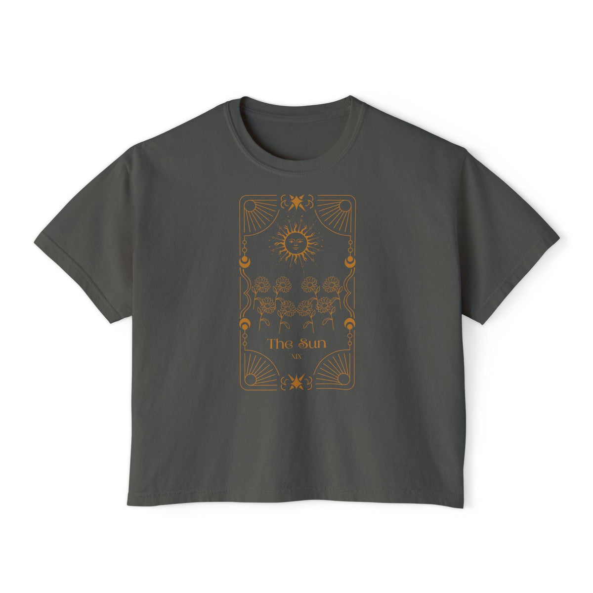 Tarot The Sun Illustration Tee | Astrological Sun Card T-Shirt