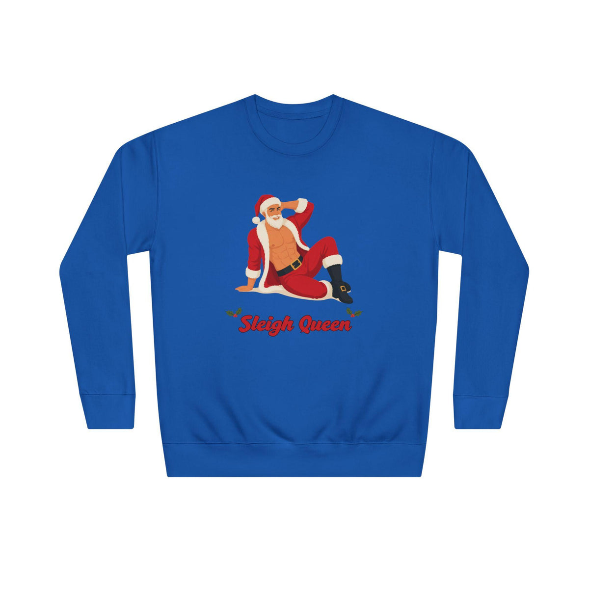 Sleigh Queen sweatshirt | Santa pinup Christmas crewneck