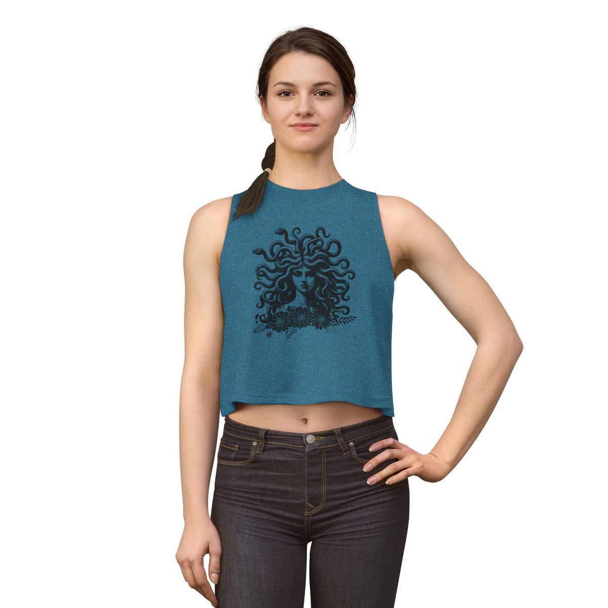 Women's "Medusa" Crop Top