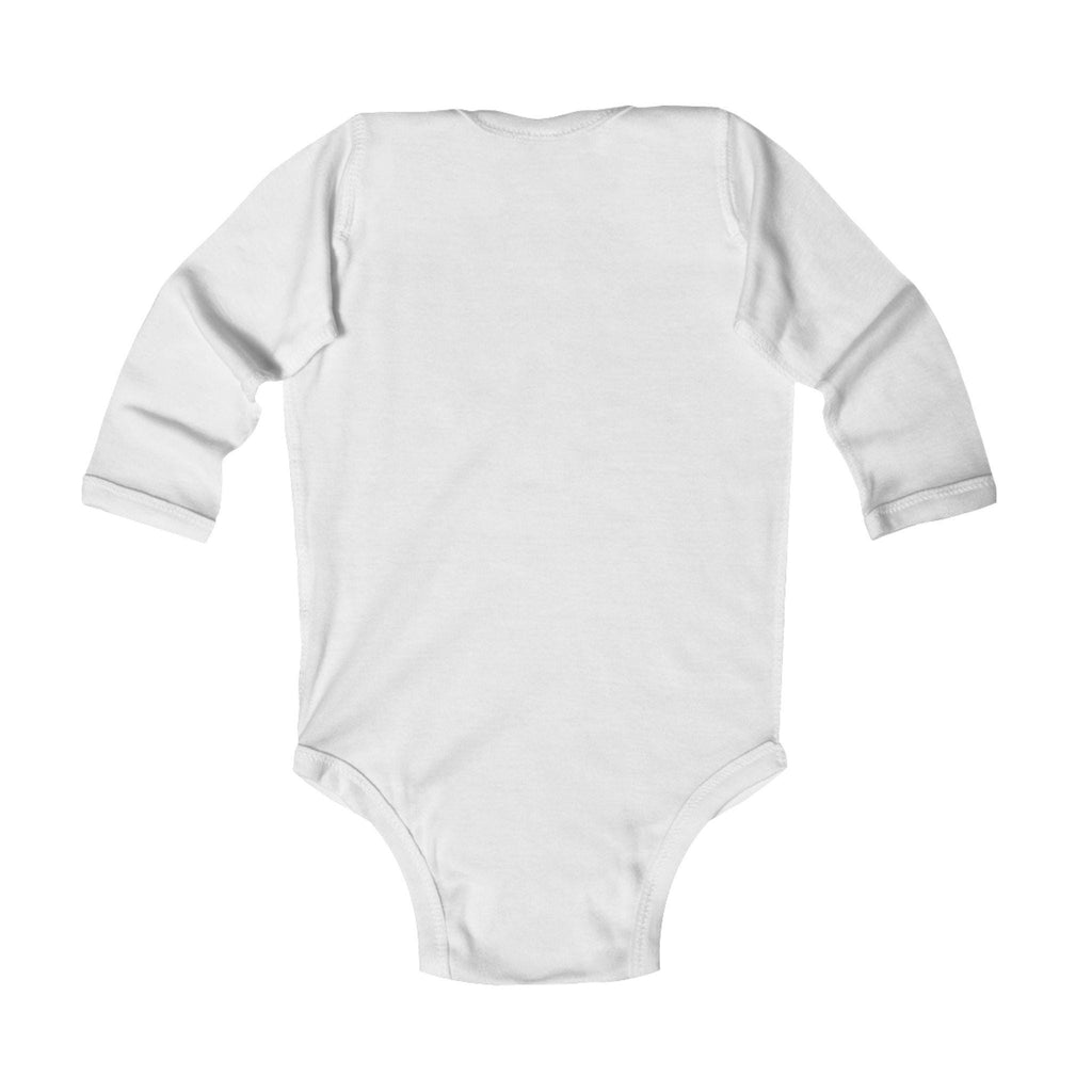 Santa's Little Helper Text Infant Long Sleeve Bodysuit