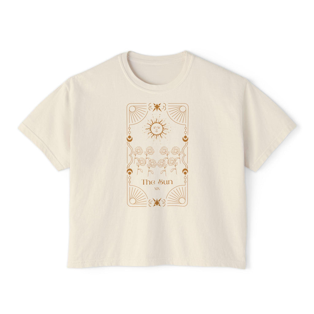 Tarot The Sun Illustration Tee | Astrological Sun Card T-Shirt