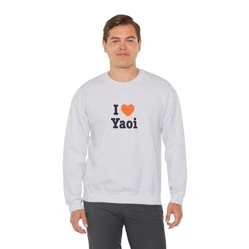 I Heart Yaoi Sweatshirt | Anime Romance Design