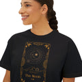 The Moon Tarot Card Illustration Tee | Boxy T-Shirt
