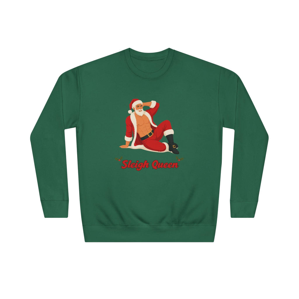 Sleigh Queen sweatshirt | Santa pinup Christmas crewneck