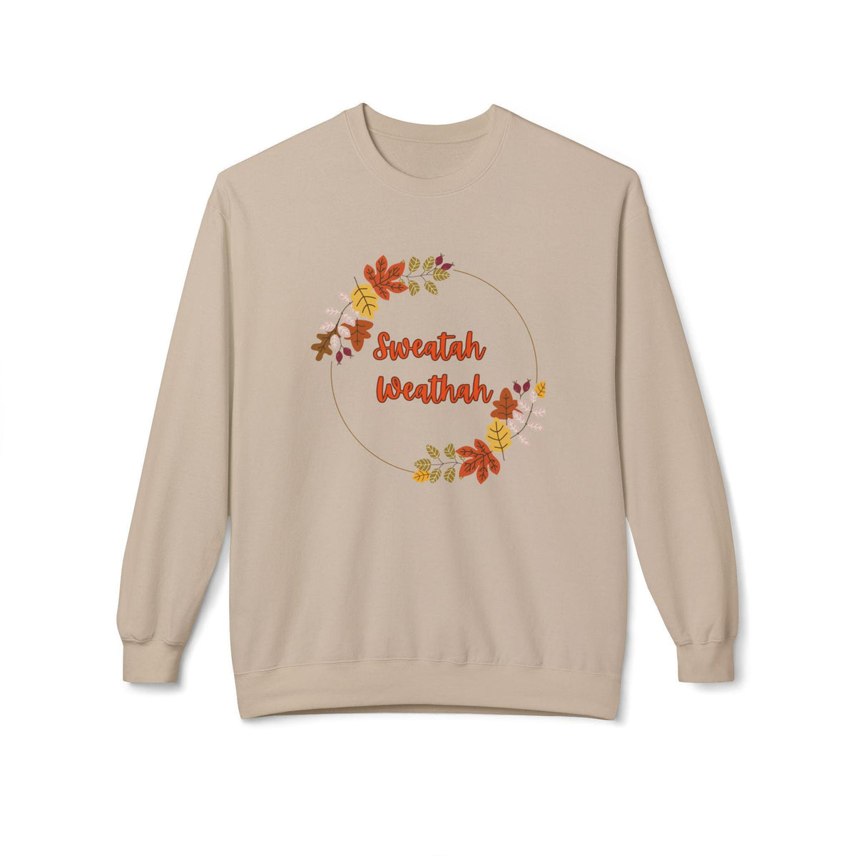 Unisex "Sweatah Weathah" Midweight Softstyle Fleece Crewneck Sweatshirt
