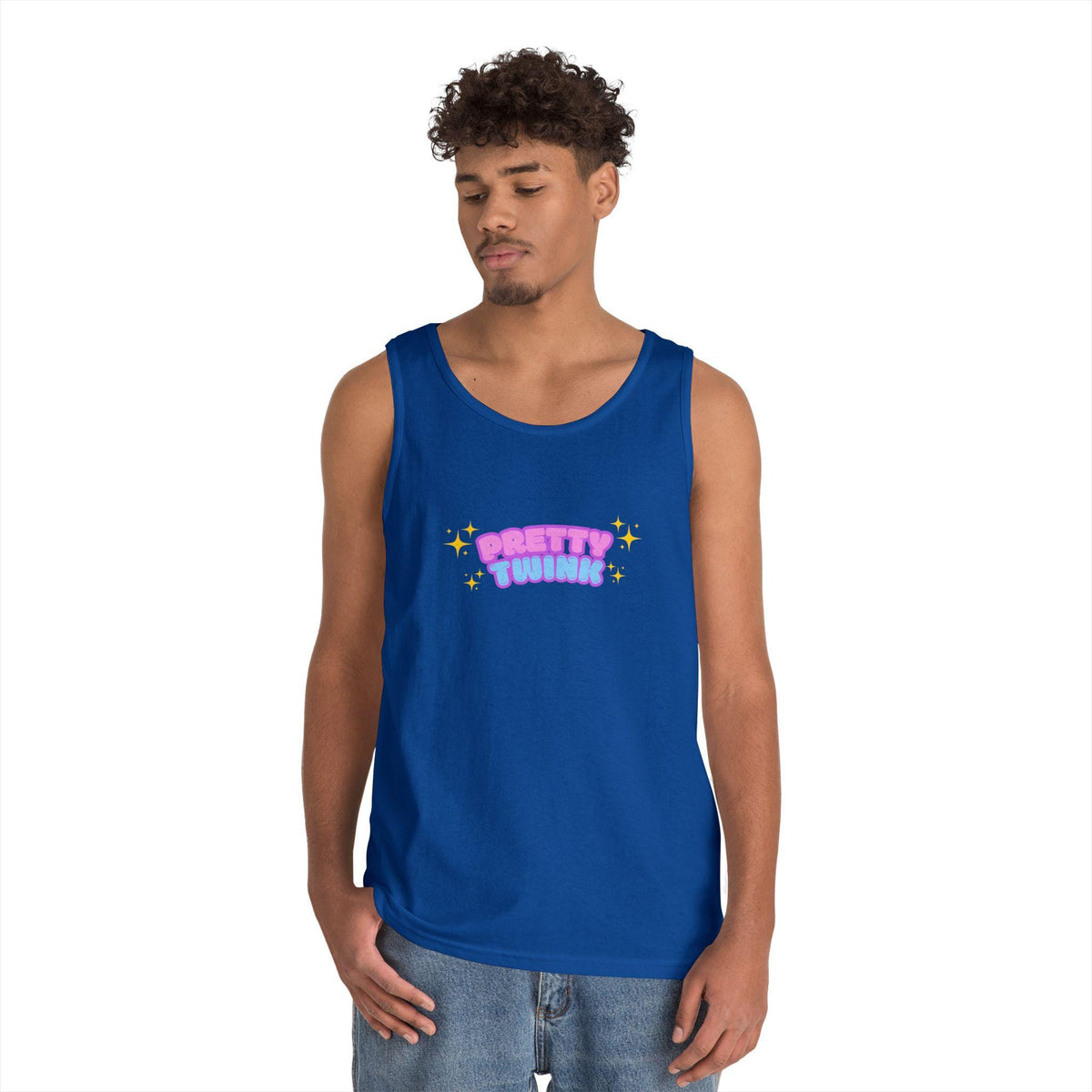 Unisex "Pretty Twink" Heavy Cotton Tank Top