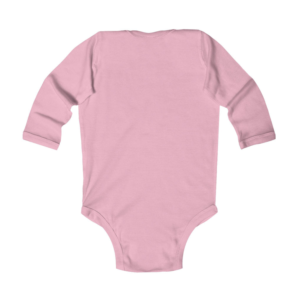 Santa's Little Helper Text Infant Long Sleeve Bodysuit