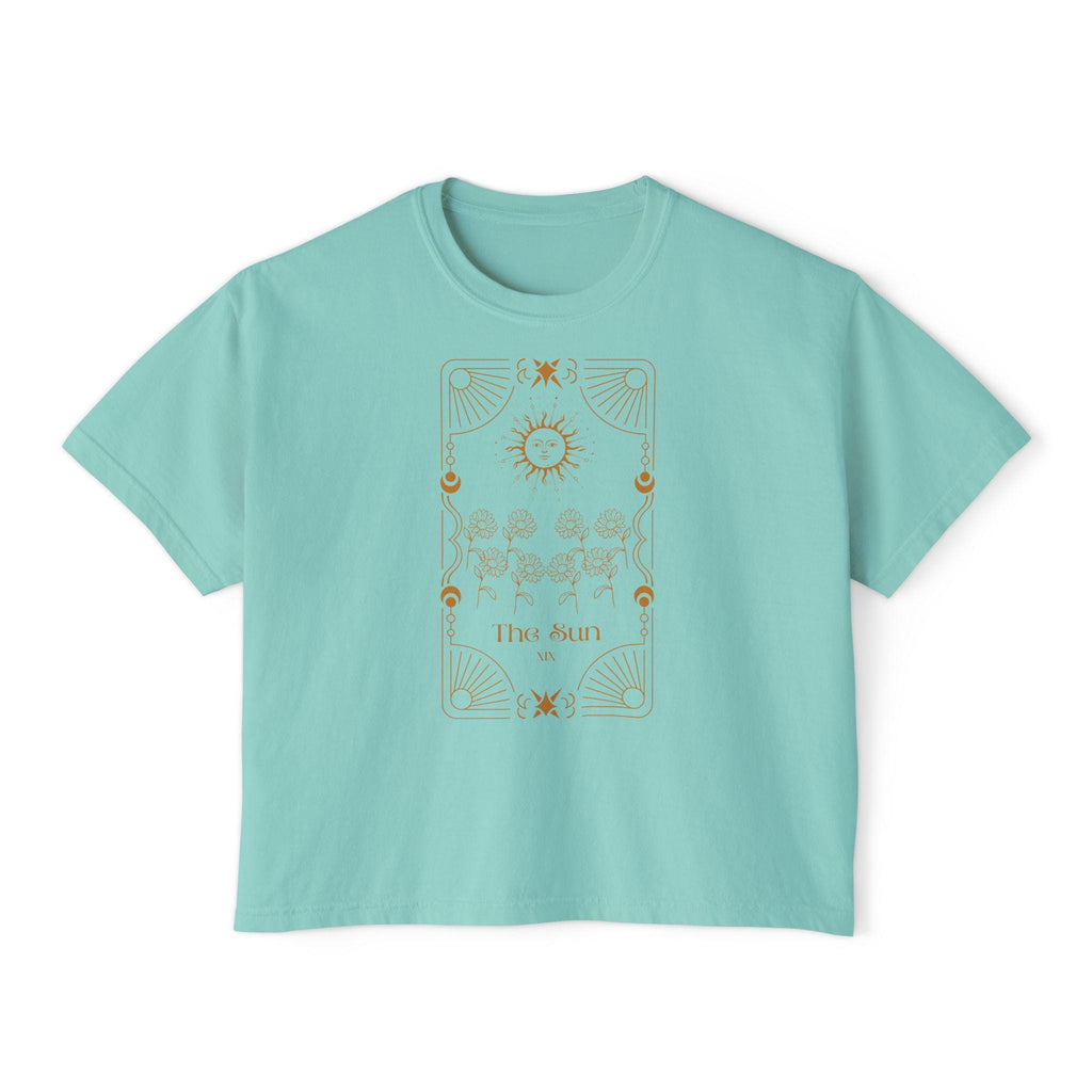 Tarot The Sun Illustration Tee | Astrological Sun Card T-Shirt