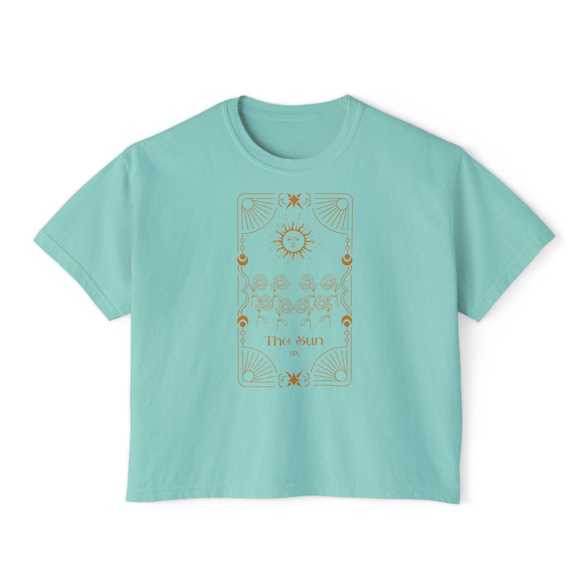 Tarot The Sun Illustration Tee | Astrological Sun Card T-Shirt