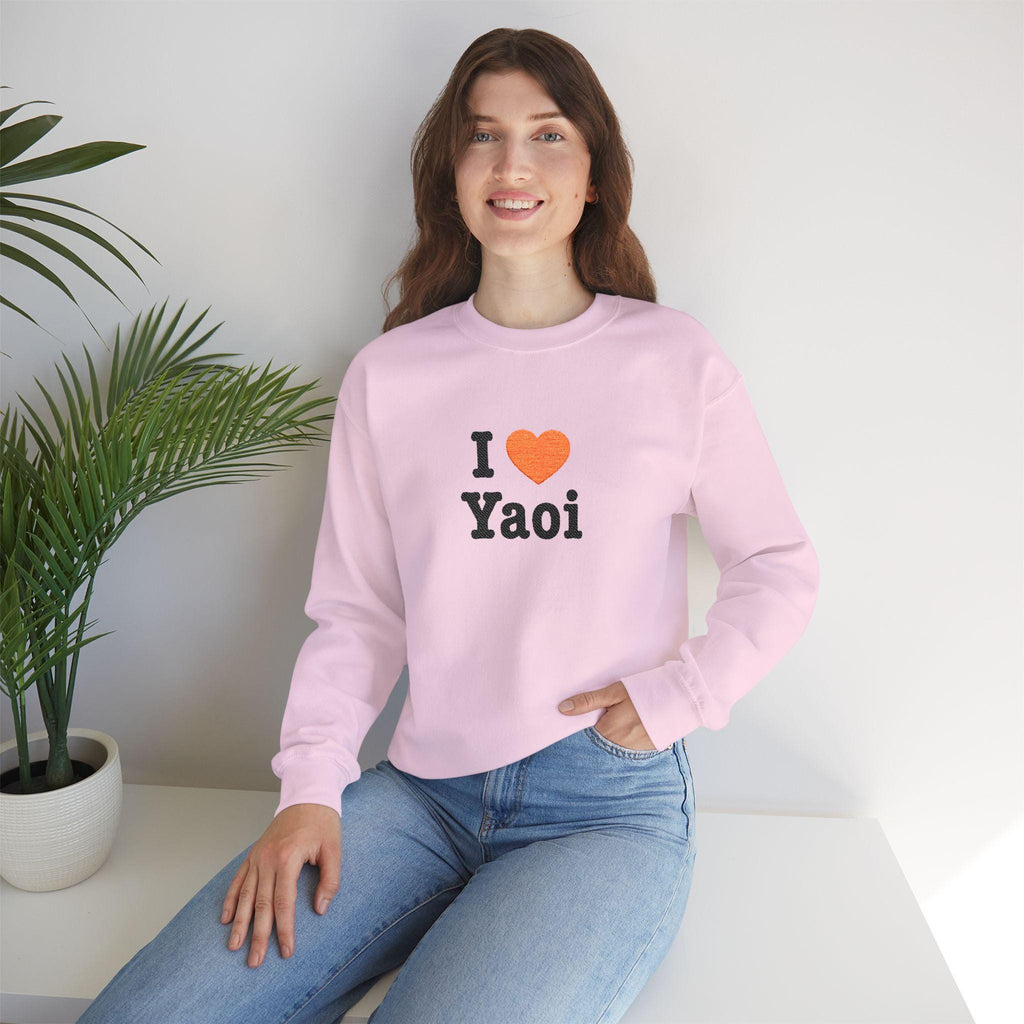 I Heart Yaoi Sweatshirt | Anime Romance Design