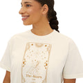 Tarot The Stars Graphic Tee | Women's Boxy Tee, mystical occult design