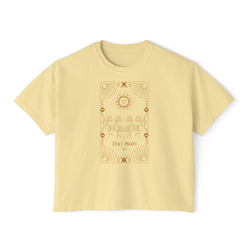 Tarot The Sun Illustration Tee | Astrological Sun Card T-Shirt