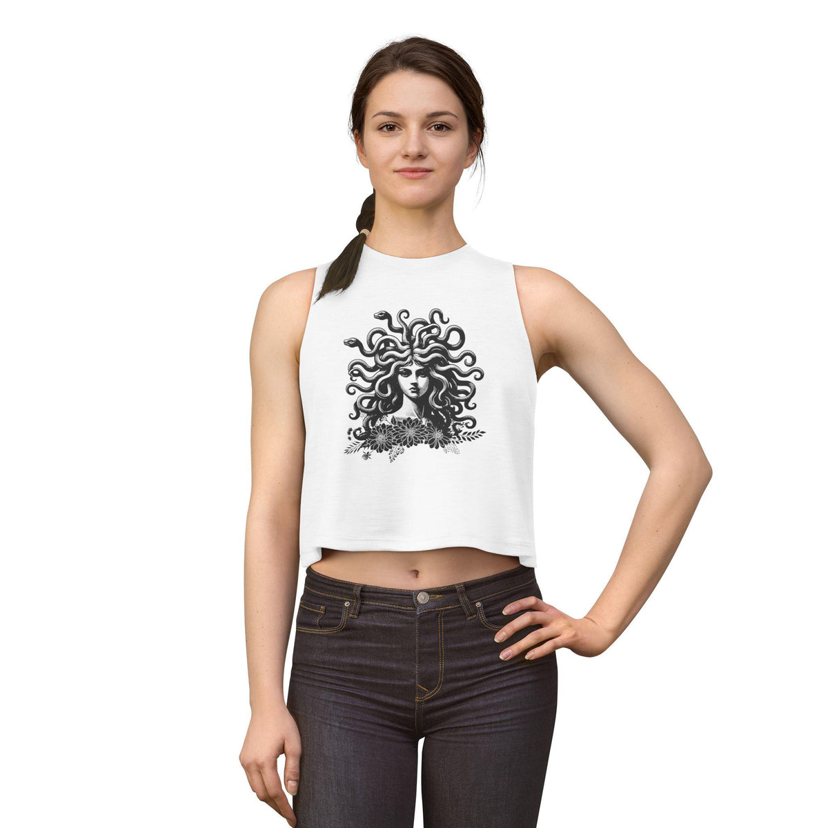 Women's "Medusa" Crop Top