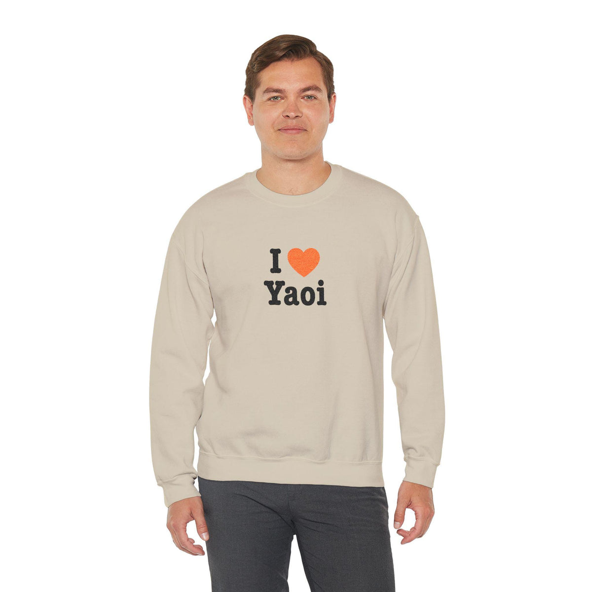 I Heart Yaoi Sweatshirt | Anime Romance Design